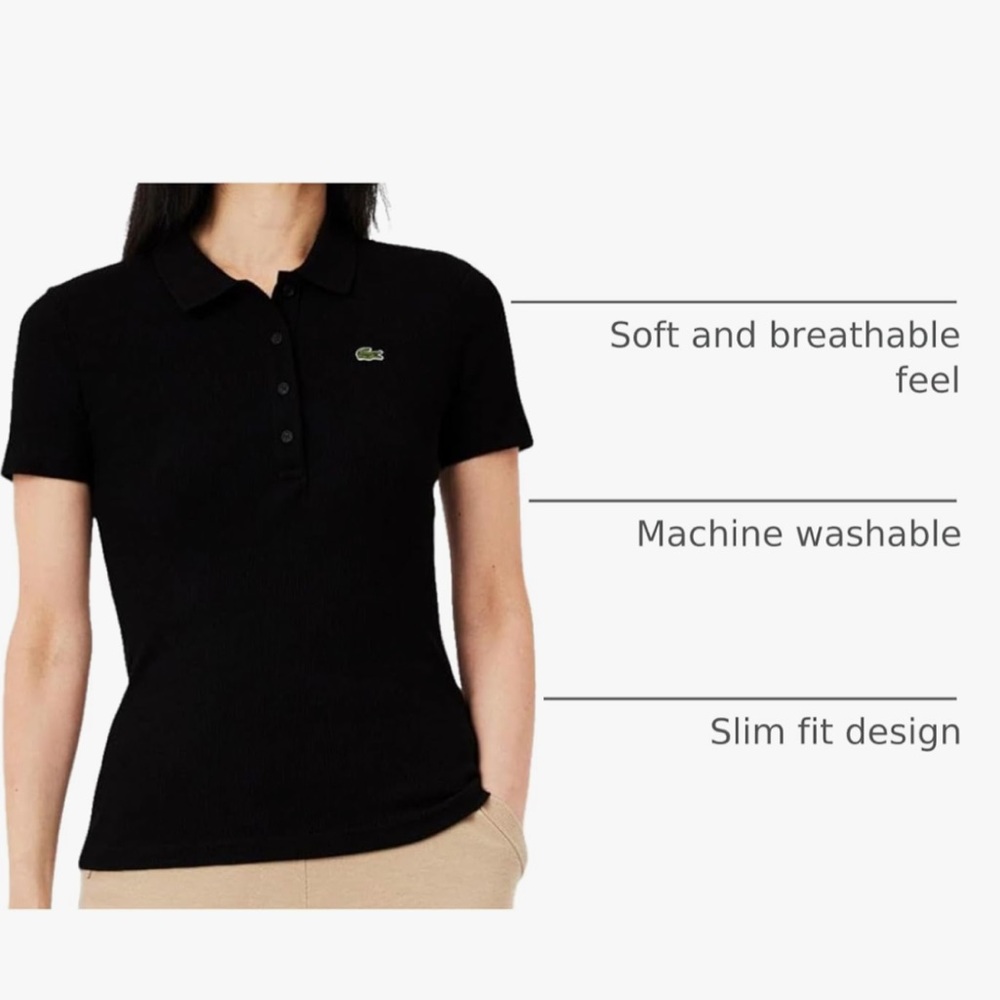 Lacoste L.12.D Slim Fit Stretch Polo - Picture 4 of 10
